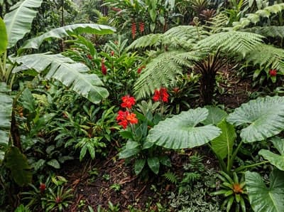 Tropical garden design