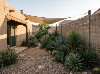 Xeriscape landscape design